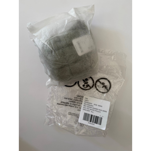 Free People Quilted Micro Pouch NWT in Package Washed Sage FP Movement - Picture 6 of 6